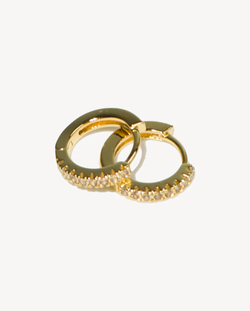 Deltora™ Cecilia Gold Pavé Crystal Earrings