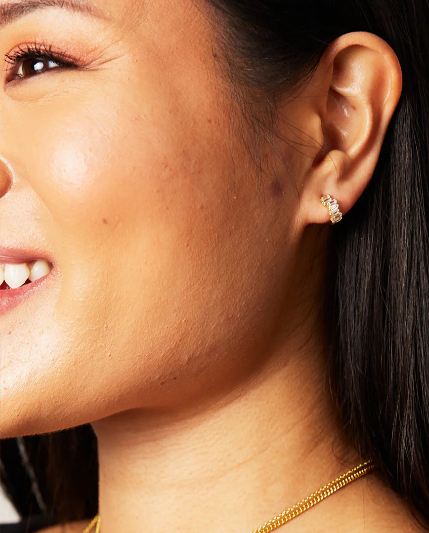 Deltora™ Everest Gold Crystal Earrings