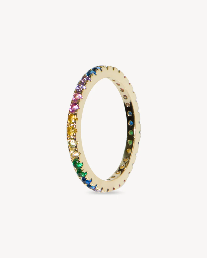 Deltora™ Iris Gold Crystal Ring
