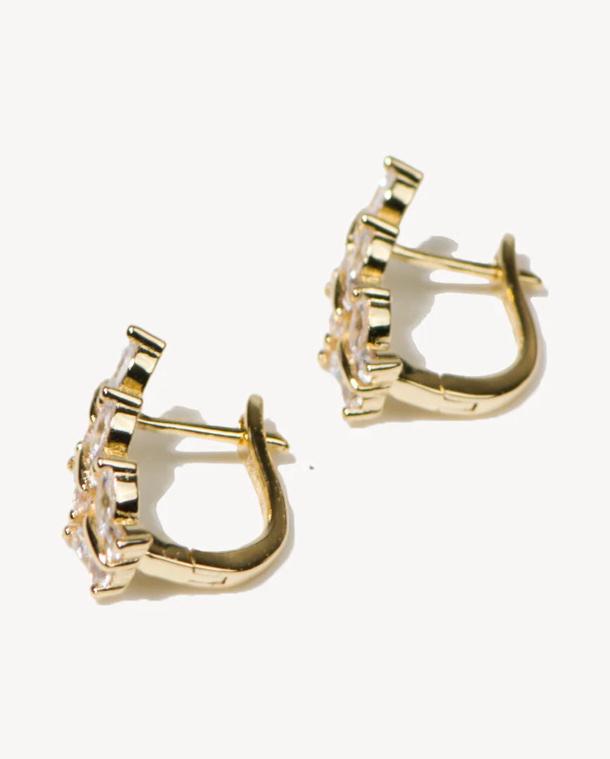 Deltora™ Mirage Gold Crystal Earrings