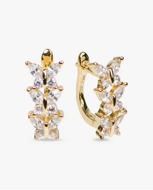 Deltora™ Mirage Gold Crystal Earrings