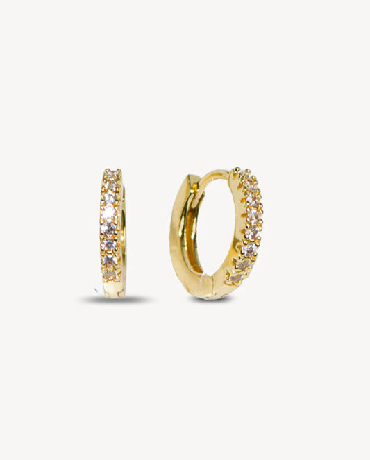 Deltora™ Cecilia Gold Pavé Crystal Earrings