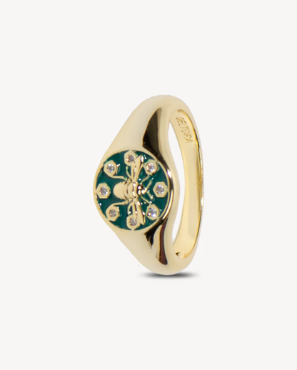 Deltora™ Classic Honey Crystal Ring in Gold