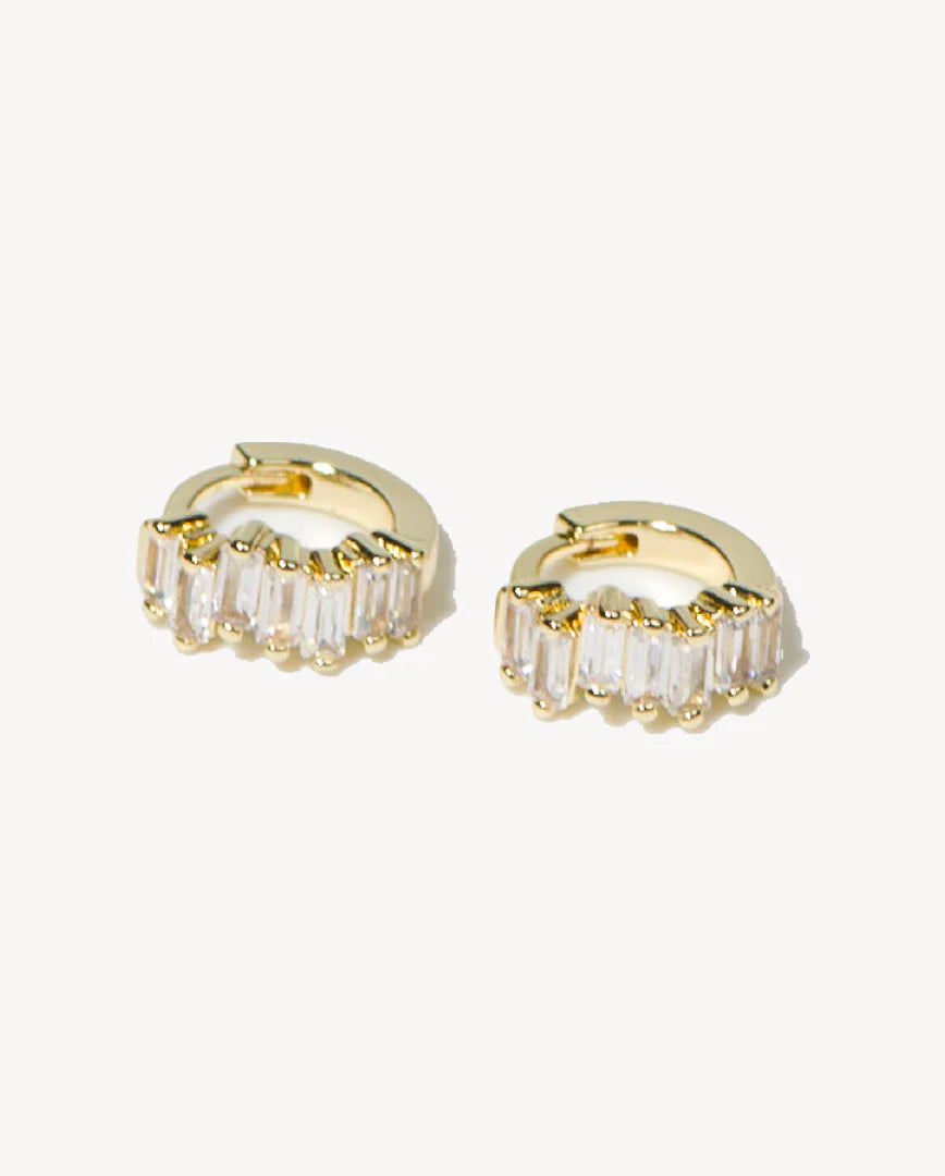 Deltora™ Everest Gold Crystal Earrings