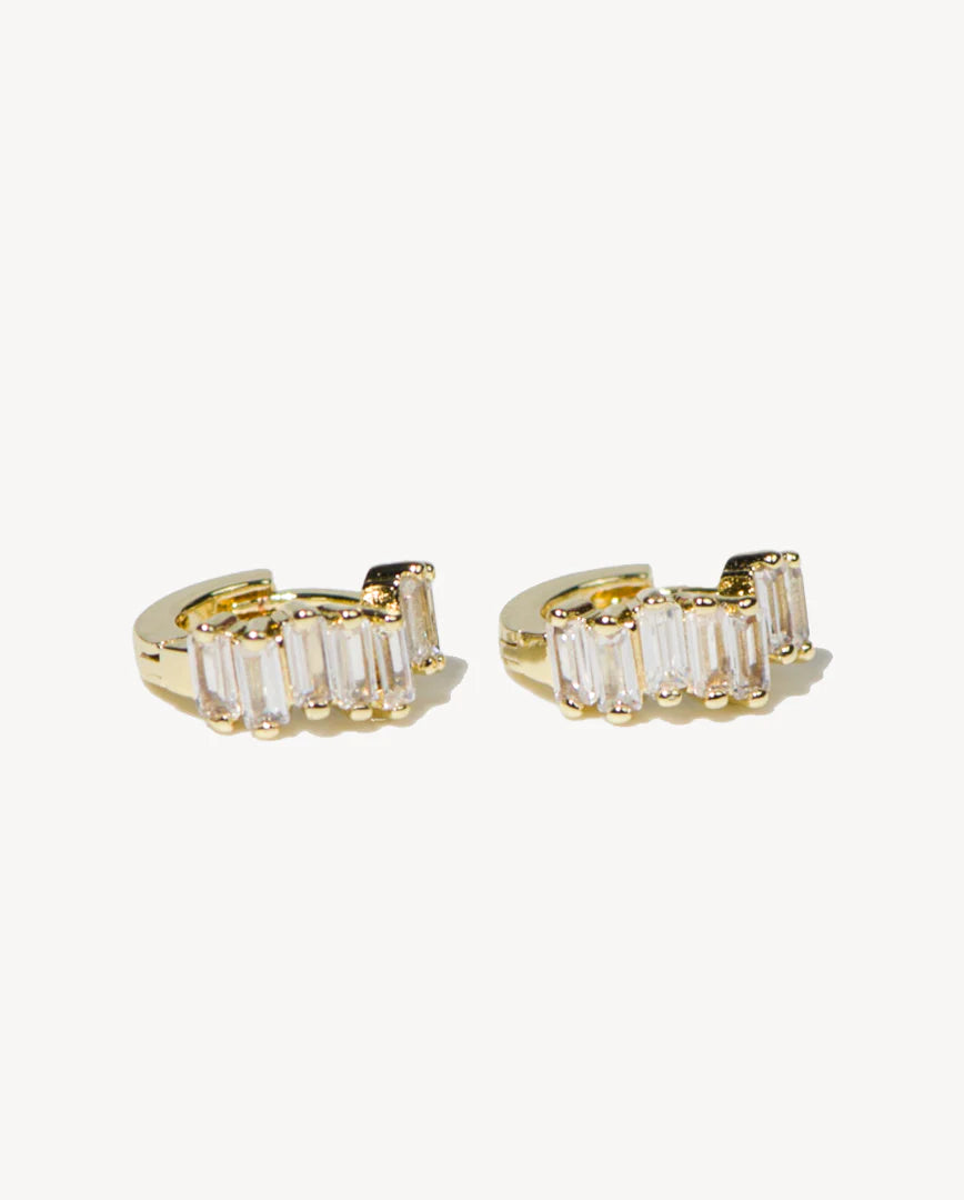 Deltora™ Everest Gold Crystal Earrings