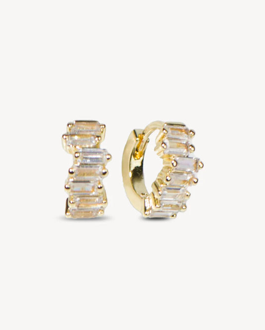 Deltora™ Everest Gold Crystal Earrings