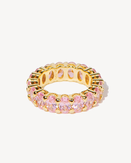 Deltora™ Nina Crystal Gold Eternity Ring