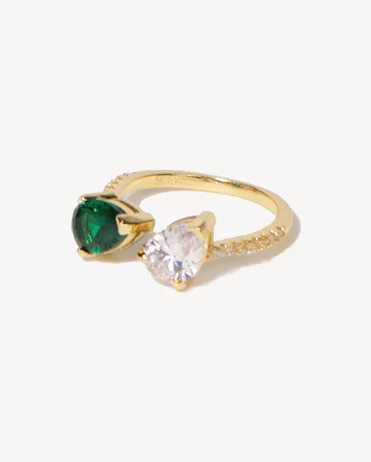 Deltora™ Iconic Neptune Gold Crystal Ring
