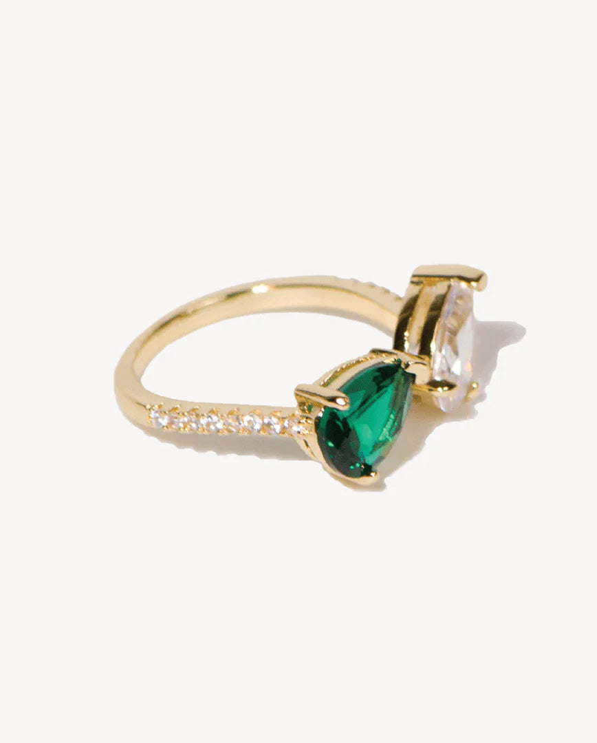 Deltora™ Iconic Neptune Gold Crystal Ring