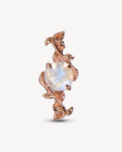 Celestial Madrid 18k Rose Gold Vermeil Ring in Moonstone - Deltora