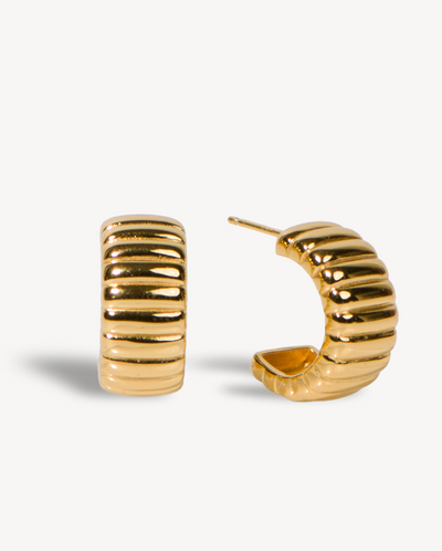 Classic Scarlett Earrings in 18k Gold Vermeil - Deltora