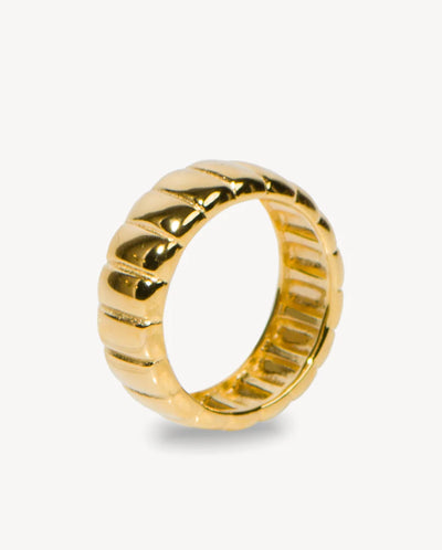 Classic Scarlett Ring in 18k Gold Vermeil - Deltora
