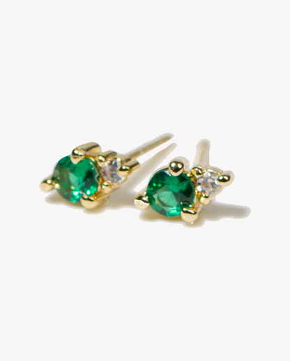 Classic Trinity Gold Studs - Deltora