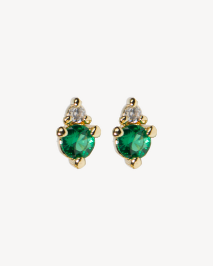 Classic Trinity Gold Studs - Deltora