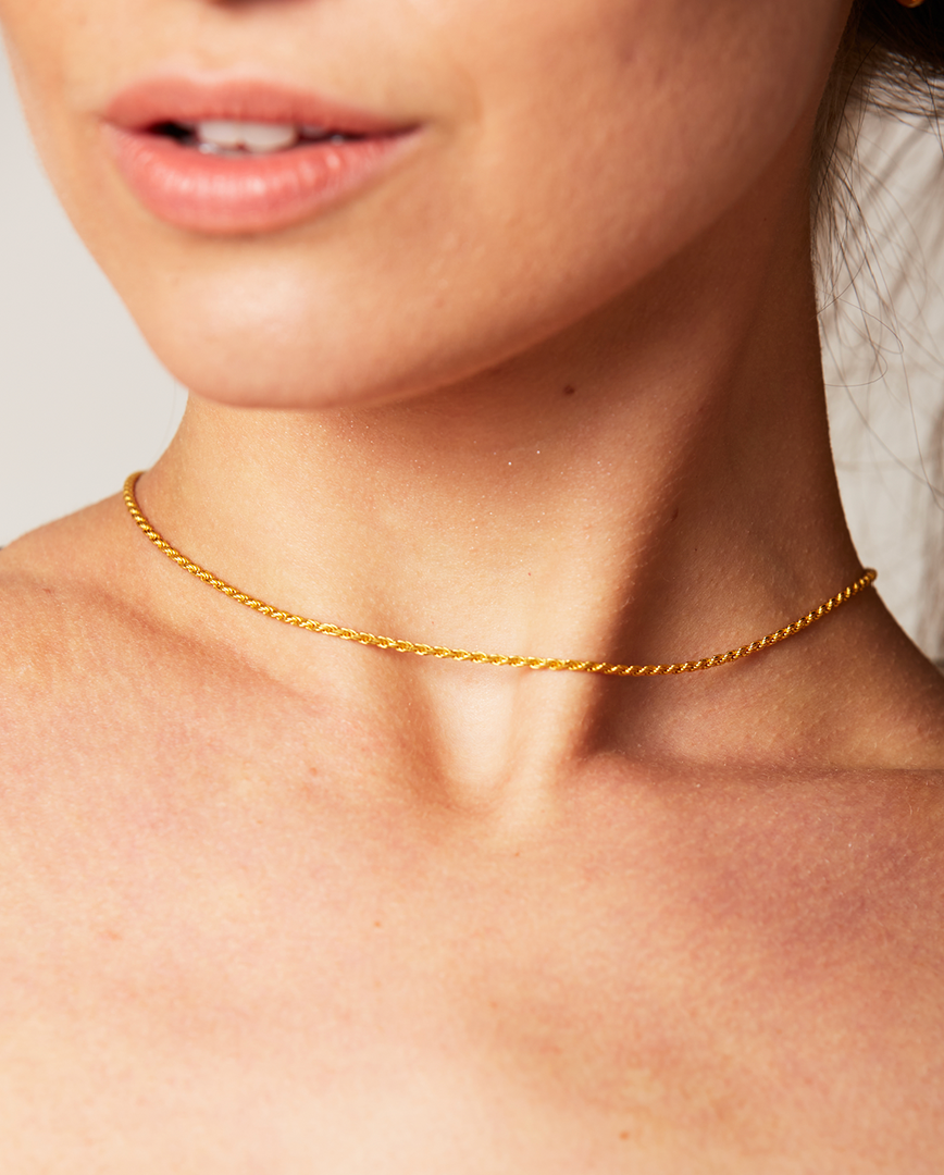 Alexandria Necklace in 18k Gold Vermeil