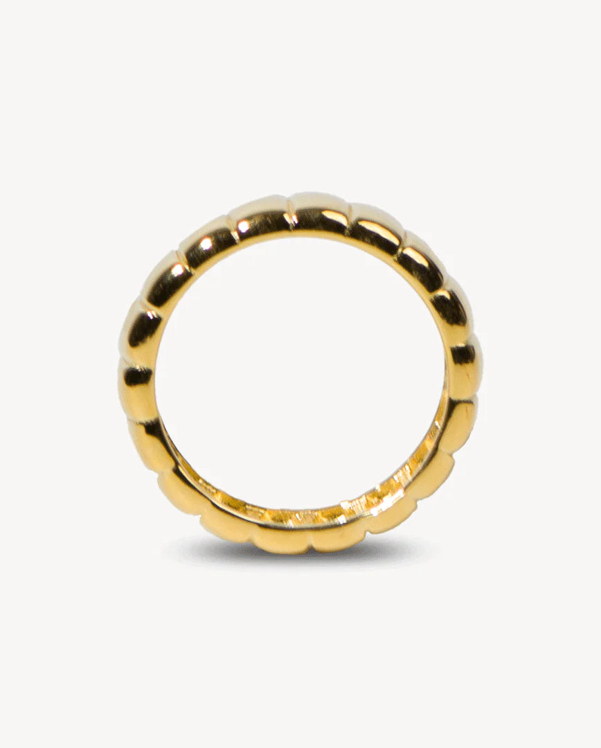 Classic Scarlett Ring in 18k Gold Vermeil - Deltora