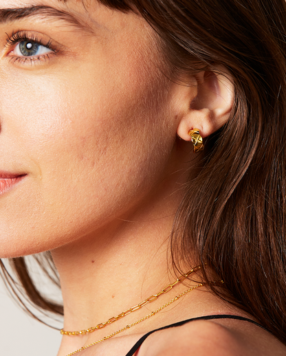 Deltora™ Iconic Delphi Earrings in 18k Gold Vermeil