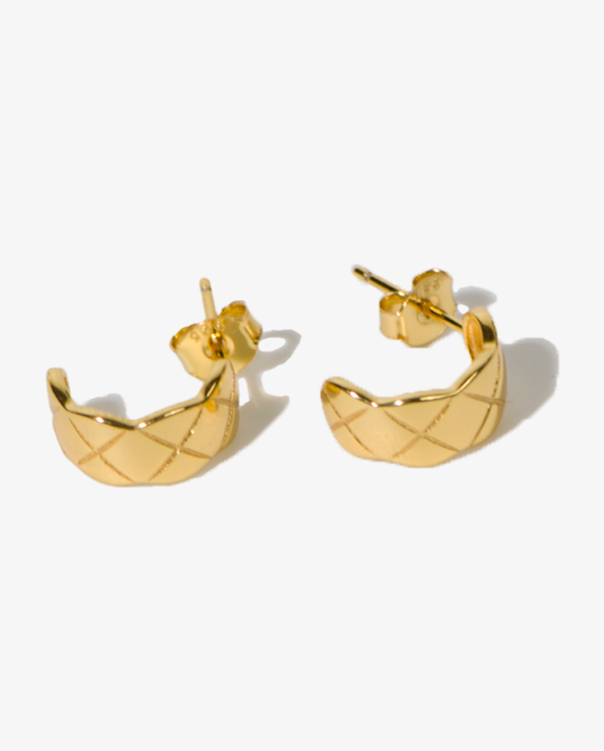 Iconic Delphi 18k Gold Vermeil Earrings - Deltora